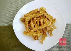 Illustration of how to make fried king oyster mushrooms 9