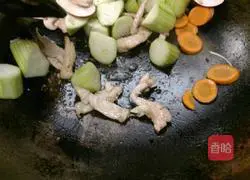 Illustration of how to make loofah and steak mushrooms 4