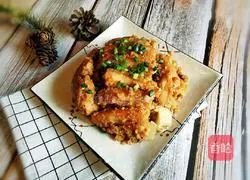 Illustration of how to make rice noodles and meat 9