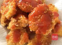 Illustration of how to make breaded dragon fish cakes 9