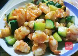 Illustration of making cashew shrimp 7