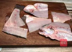 Illustration of how to make butter-fried seabass 1