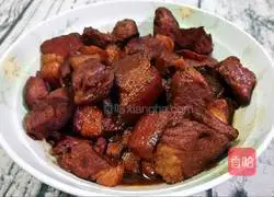 Illustration of how to make braised pork 7