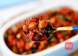 Illustration of how to make Kung Pao Chicken Bento 16