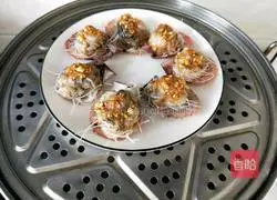 Illustration of steamed garlic vermicelli scallops 14