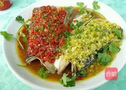 Illustration of how to make fish head with double pepper 7