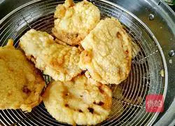 Illustration of how to make fried lotus root box 10