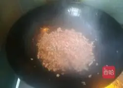 Meat Illustration of how to make green beans 2