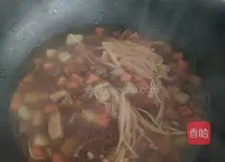 Illustration of how to make beef brisket noodles (edamame) 4