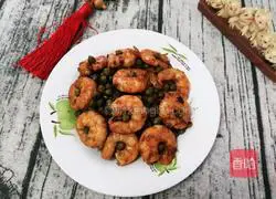 Illustration of how to make fried peas and shrimps 9