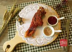 Illustration of roast leg of lamb 8