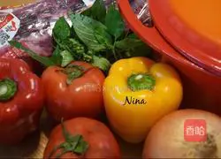 Illustration of how to make tomato beef brisket 2