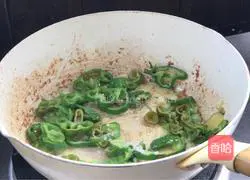 Illustration of how to make fried meat with green tomatoes 10