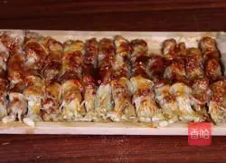 Illustration of how to make beef enoki mushrooms 6