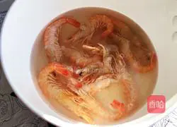 Illustration of how to make spinach, shrimp and steamed eggs 6