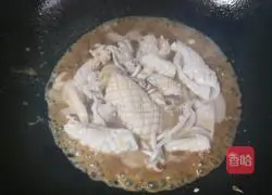 Illustration of how to make sauce squid rolls 13