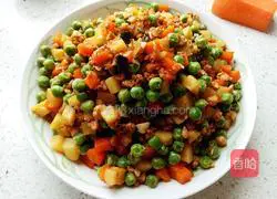 Illustration of how to make minced meat sandwich 21