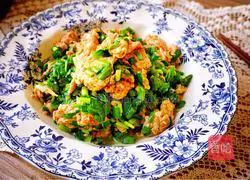 Illustration of how to make stir-fried leeks and shrimp paste 10