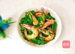 Illustration of how to make stir-fried spring leeks and shrimps 15