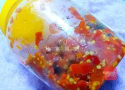 Illustration of how to make fat fish head with chopped pepper 3