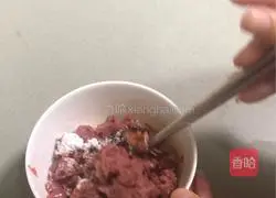 Illustration of how to make meatballs, shrimp skin and steamed winter melon 3