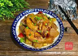 Chicken wings Illustration of how to cook winter melon 15