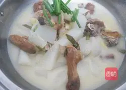 Secret radish stewed chicken recipe illustration 5