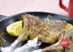 Weight loss meal ~ Roast lamb with rosemary Illustration of rowing method 7