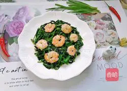 Illustration of how to cook leeks and shrimps 12