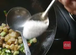 Illustration of how to make pork belly tripe 12