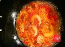 Illustration of how to make rich shrimps in tomato sauce 11