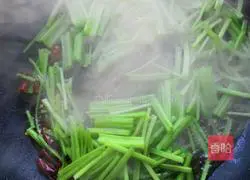 Illustration of how to make celery tofu skin 6