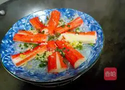 Illustration of how to make steamed crab meat sticks with rice flour 8