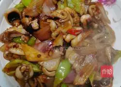 Illustration of how to make fried octopus 6