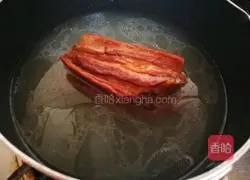 # Steamed Vegetables#Chopped Pepper, Bacon, and Steamed Radish Illustration 3