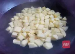 Cumin ham, diced potatoes recipe 3