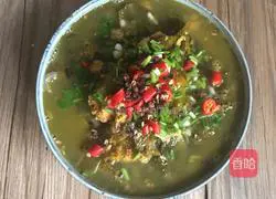 Caviar Sauerkraut Illustration of how to make soup 12