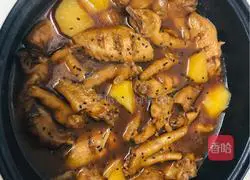 Illustration of how to make chicken wings in a pot 14