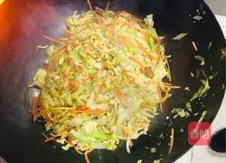 Illustration of how to make vegetarian fried pancakes 5