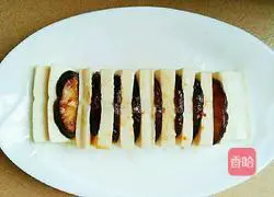 Illustration of how to fry mushroom slices and steamed tofu 5