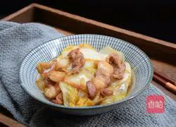 Illustration of how to make stir-fried baby vegetables and pork 8