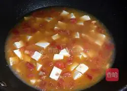 Illustration of how to make tomato stewed tofu 5