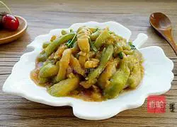 Illustration of braised eggplant strips 8