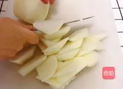 Illustration of how to make lamb belly and radish stewed with mutton and radish 8