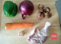 Beer Illustration of how to make braised chicken rice bowl 1