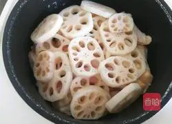 Illustration of how to make braised rice cooker version 15