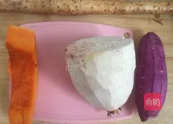 Illustration of how to make steamed vegetable and fruit platter 1