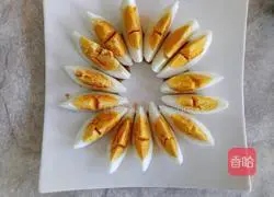 Illustration of how to make cold flowered eggs 7