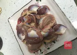 Illustration of home-style fried chicken gizzards 1