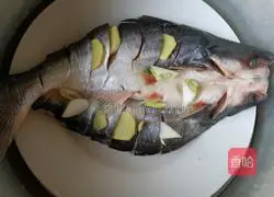 Illustration of how to make steamed fish 6